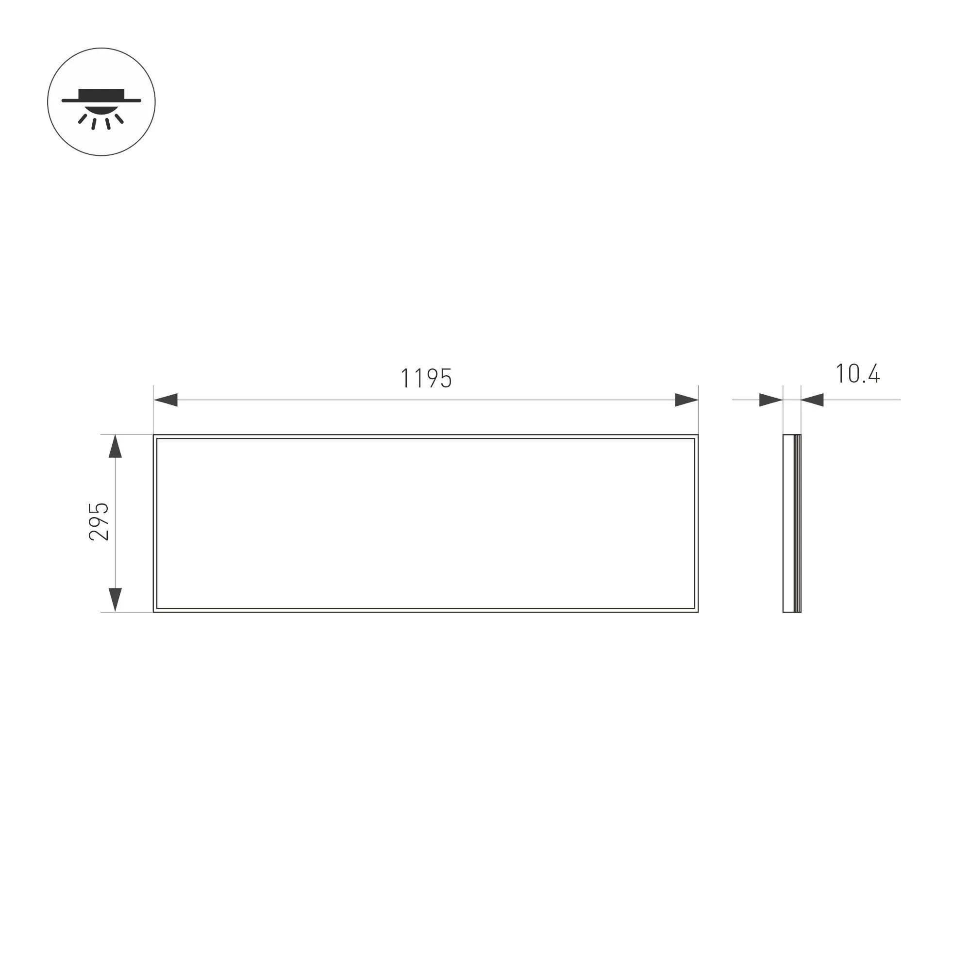 Светодиодная Панель IM-S300x1200-40W White6000 (WH, 120 deg, 230V)  (Arlight, IP40 Металл, 3 года) купить, цена 9 362.50 руб. в интернет  магазине Лайтверк